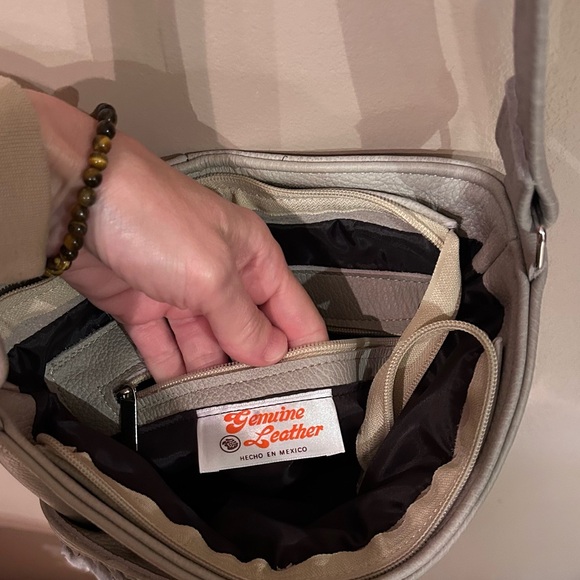 Fringe Shoulder Bag in Gray - Picture 3 of 5